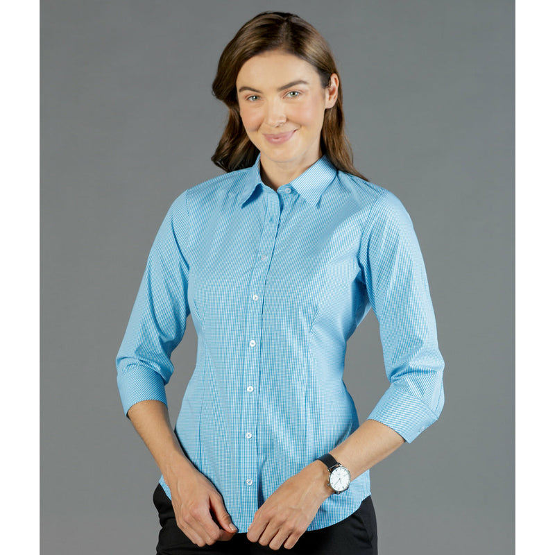Maroochy RSL Ladies 3/4 Sleeve Corporate Shirt - Contemporary Fit
